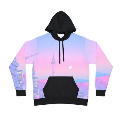 DrippCity Hoodie — City Scape AOP Athletic Pullover