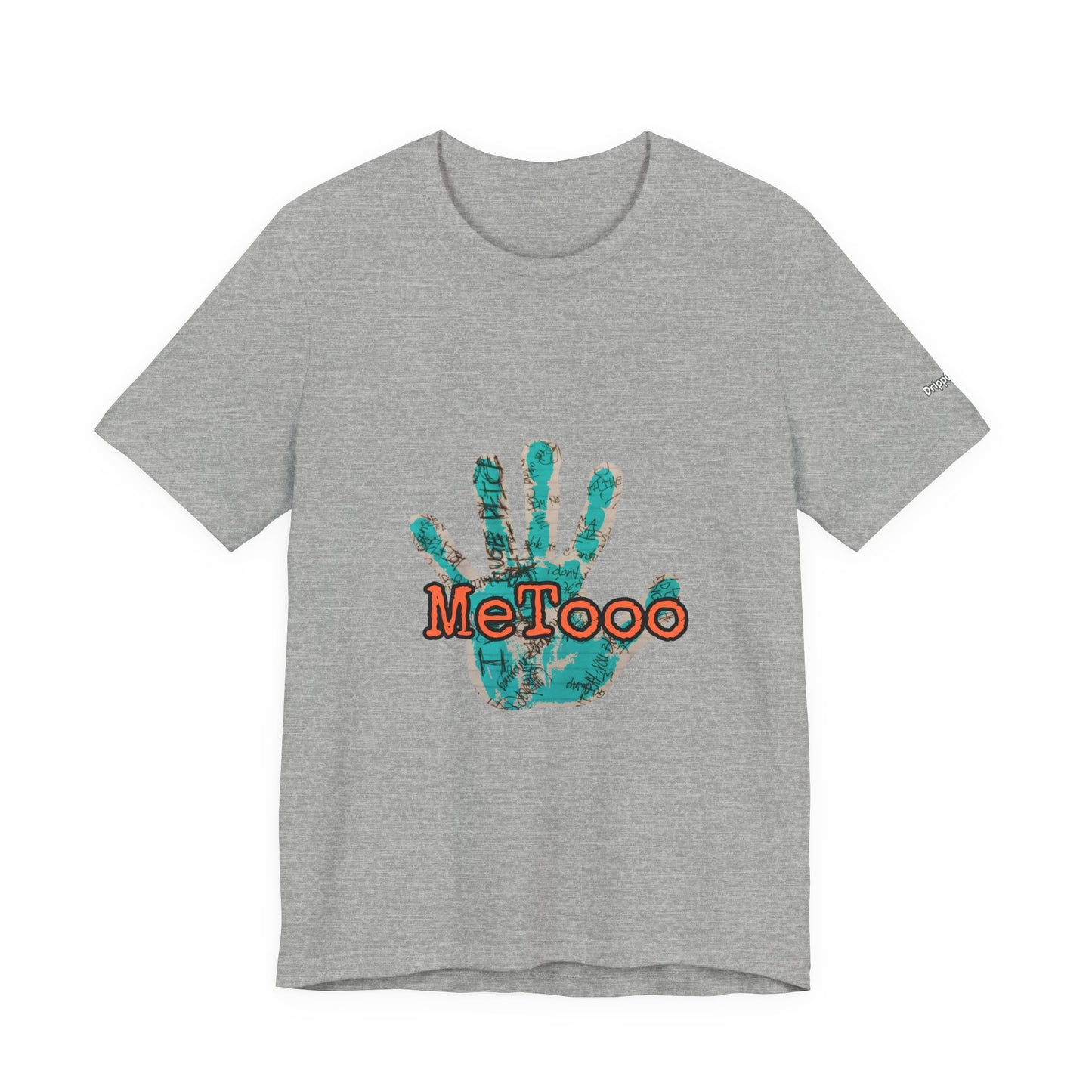 MeToo Handprint Tee — Awareness Statement T‑Shirt