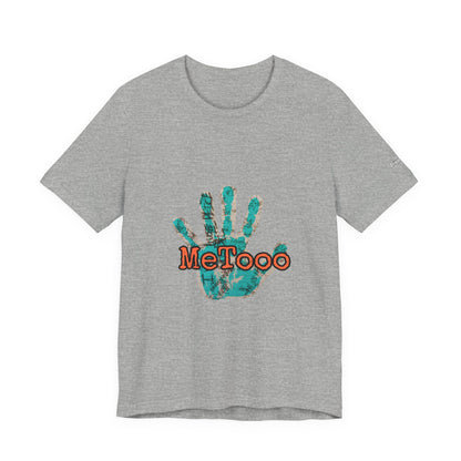 MeToo Handprint Tee — Awareness Statement T‑Shirt