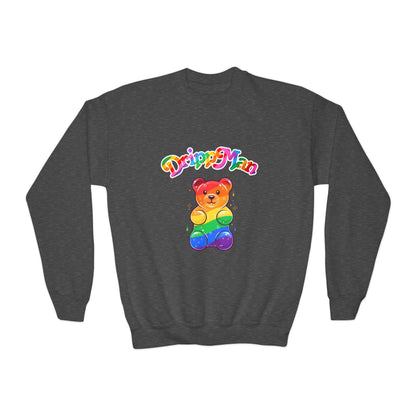 Youth Sweatshirt - Rainbow Gummy Bear Dripp