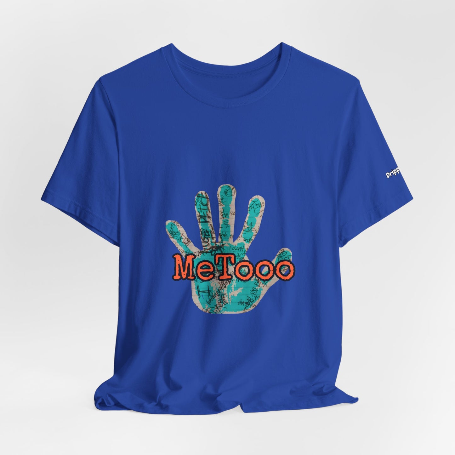 MeToo Handprint Tee — Awareness Statement T‑Shirt