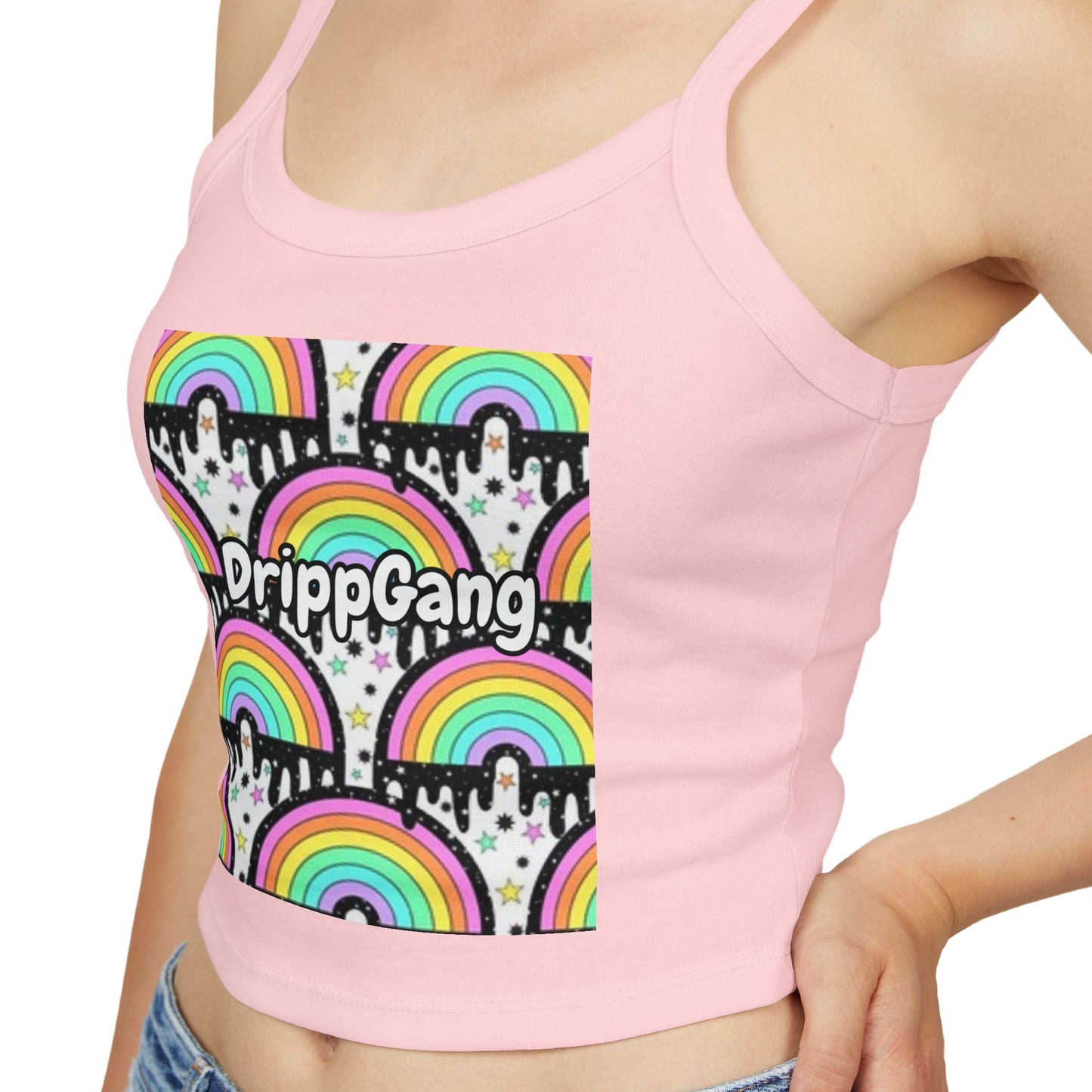 DrippGang Rainbow Dripp Crop Tank
