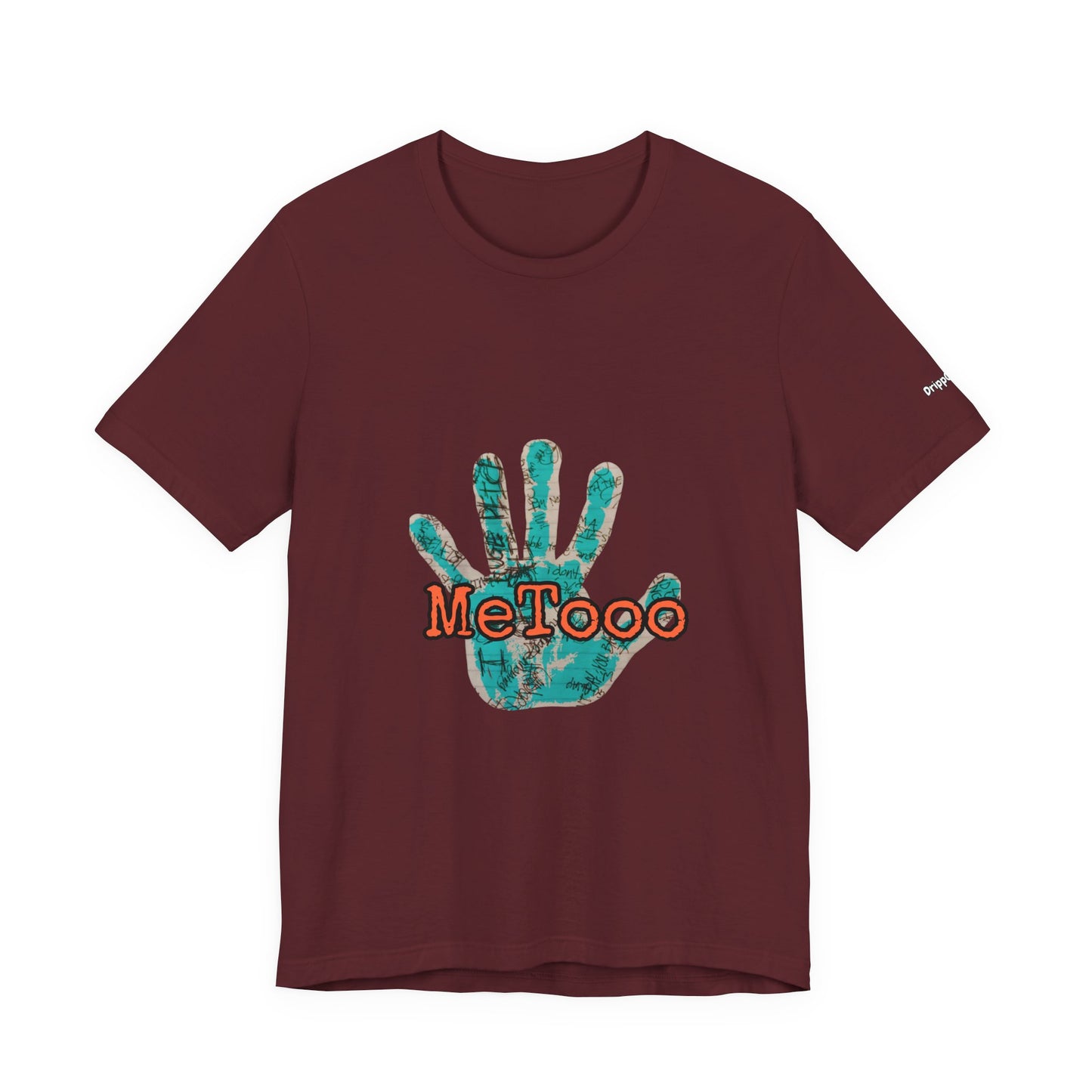 MeToo Handprint Tee — Awareness Statement T‑Shirt