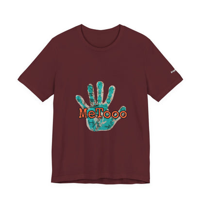 MeToo Handprint Tee — Awareness Statement T‑Shirt