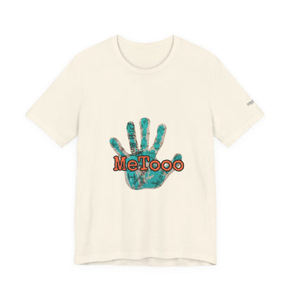 MeToo Handprint Tee — Awareness Statement T‑Shirt