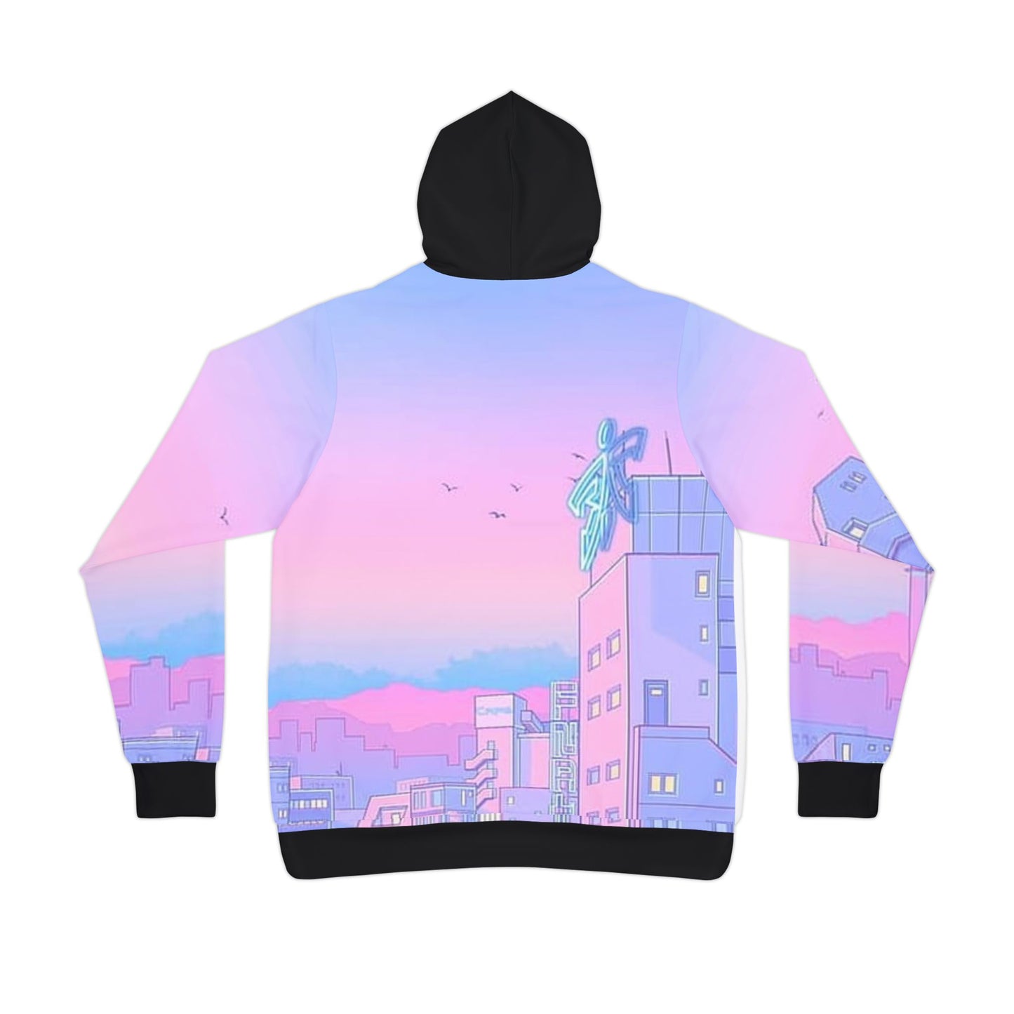 DrippCity Hoodie — City Scape AOP Athletic Pullover