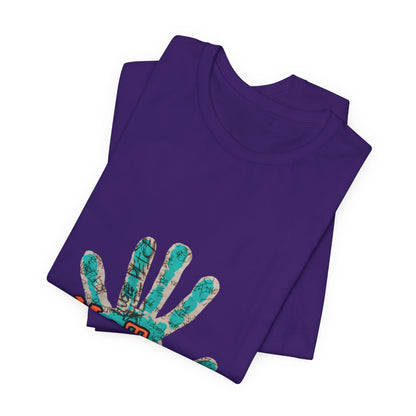 MeToo Handprint Tee — Awareness Statement T‑Shirt
