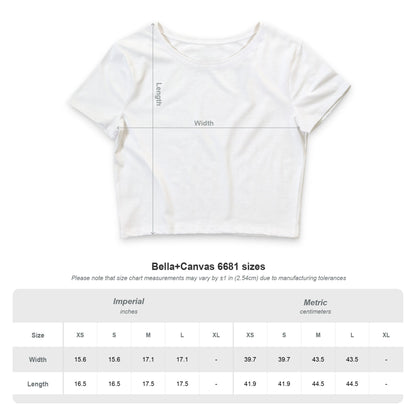 Gummy World Women’s Poly-Cotton Crop Tee