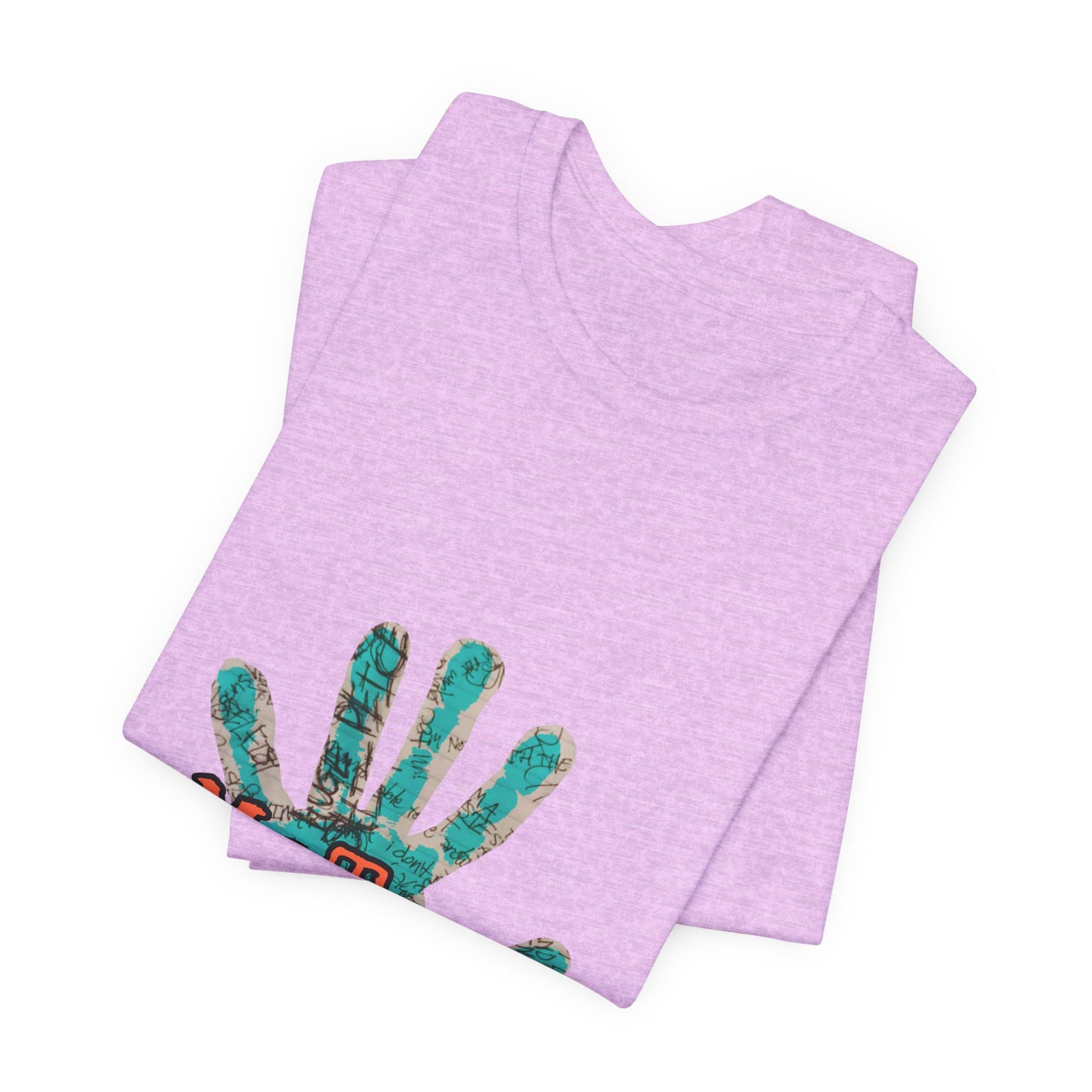 MeToo Handprint Tee — Awareness Statement T‑Shirt