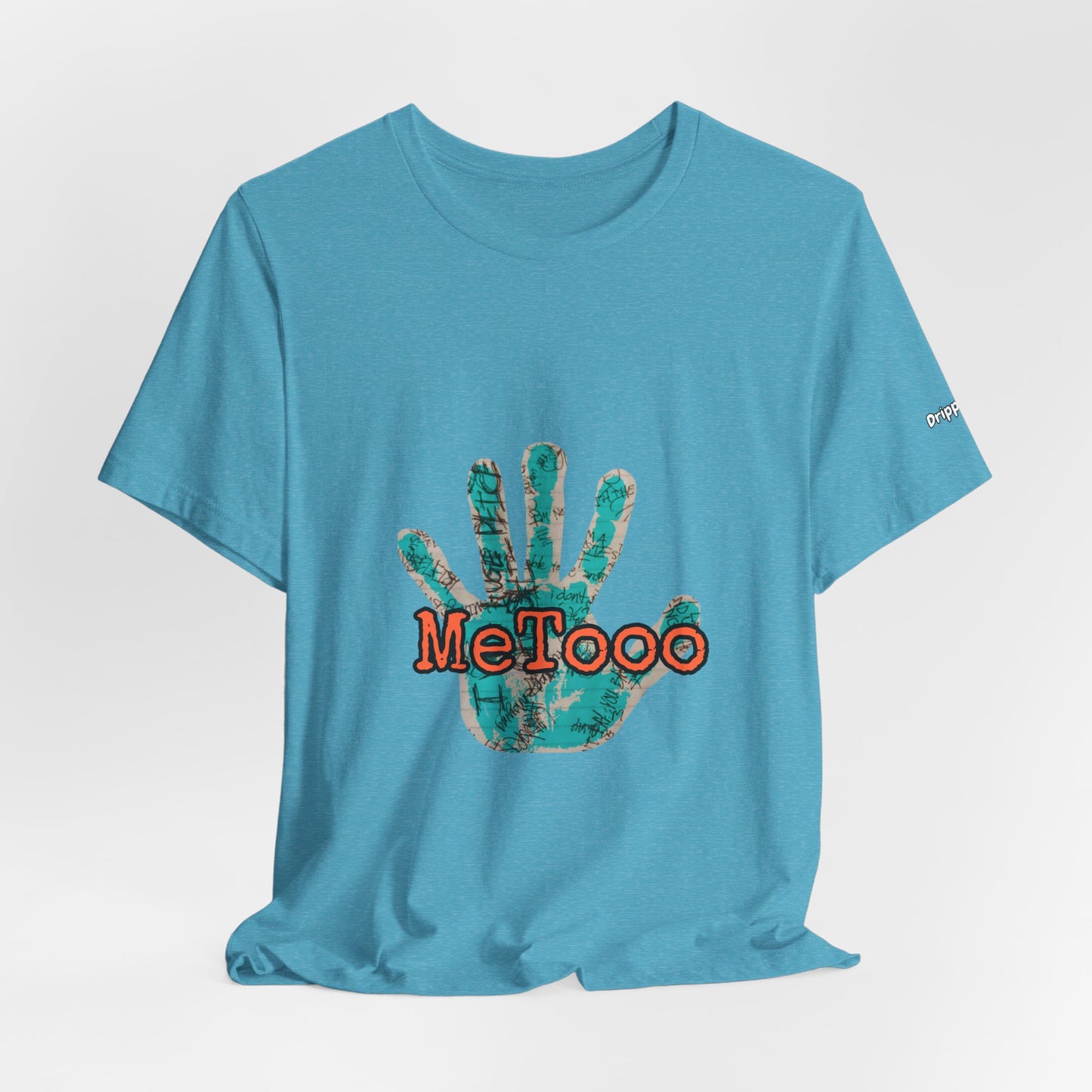 MeToo Handprint Tee — Awareness Statement T‑Shirt