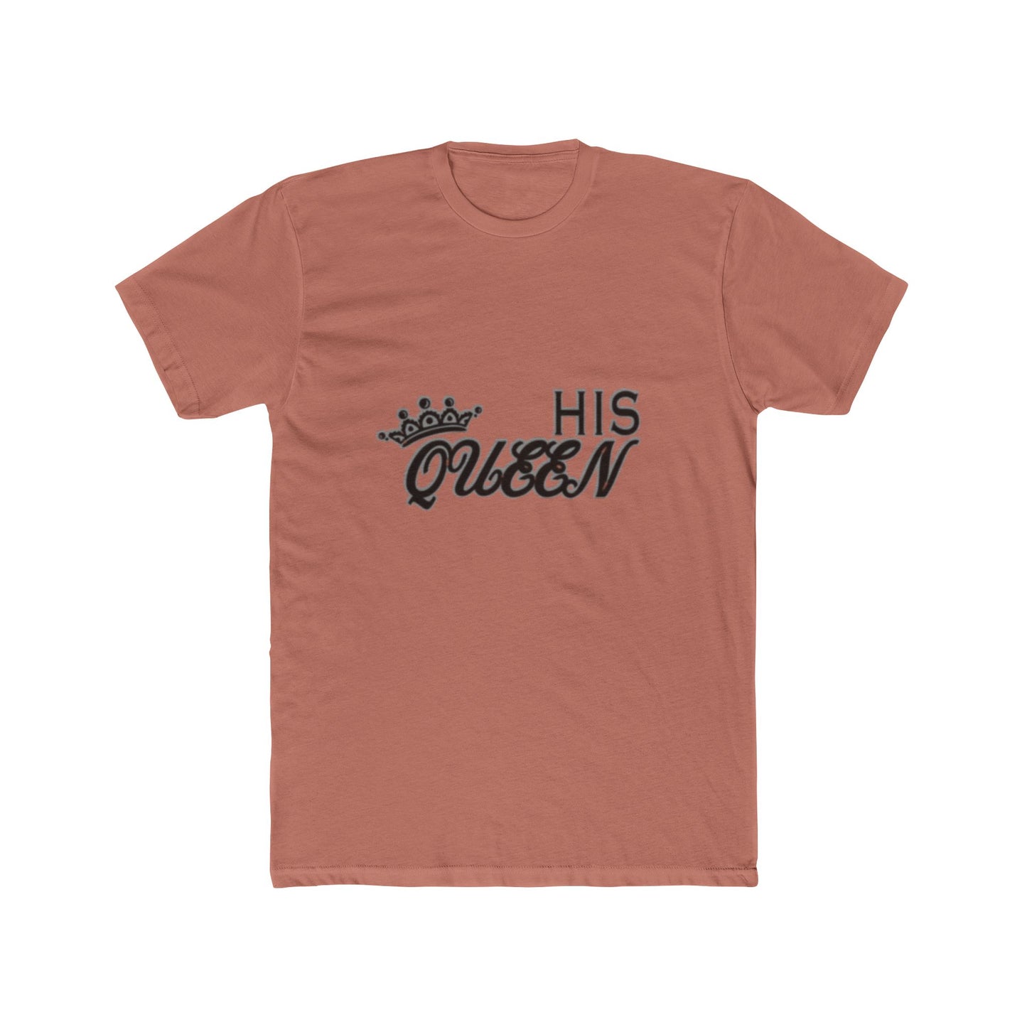 His Queen T-Shirt — Couples Matching Valentines Tee with Crown Graphic