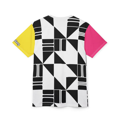 Pink and Yellow Respect The Dripp Tee — Colorful Streetwear Graphic T-Shirt