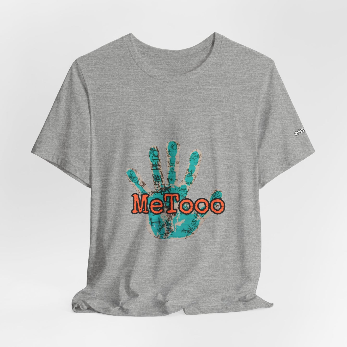 MeToo Handprint Tee — Awareness Statement T‑Shirt