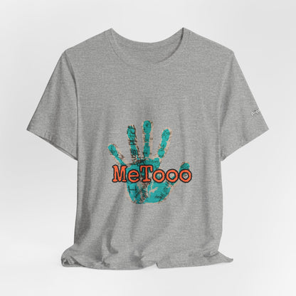 MeToo Handprint Tee — Awareness Statement T‑Shirt