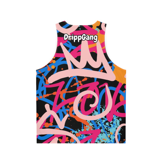 Graffiti Bear Tank Top — Colorful Streetwear Graphic Tank