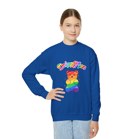 Youth Sweatshirt - Rainbow Gummy Bear Dripp