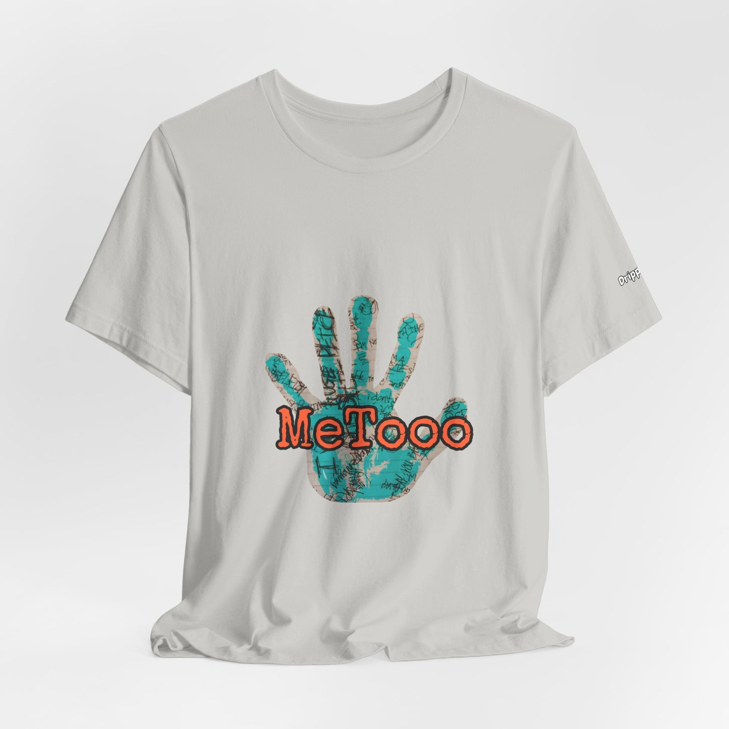 MeToo Handprint Tee — Awareness Statement T‑Shirt