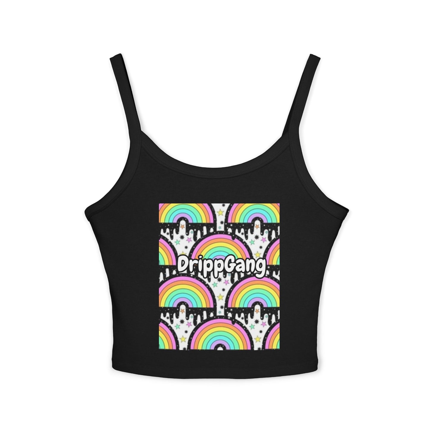DrippGang Rainbow Dripp Crop Tank