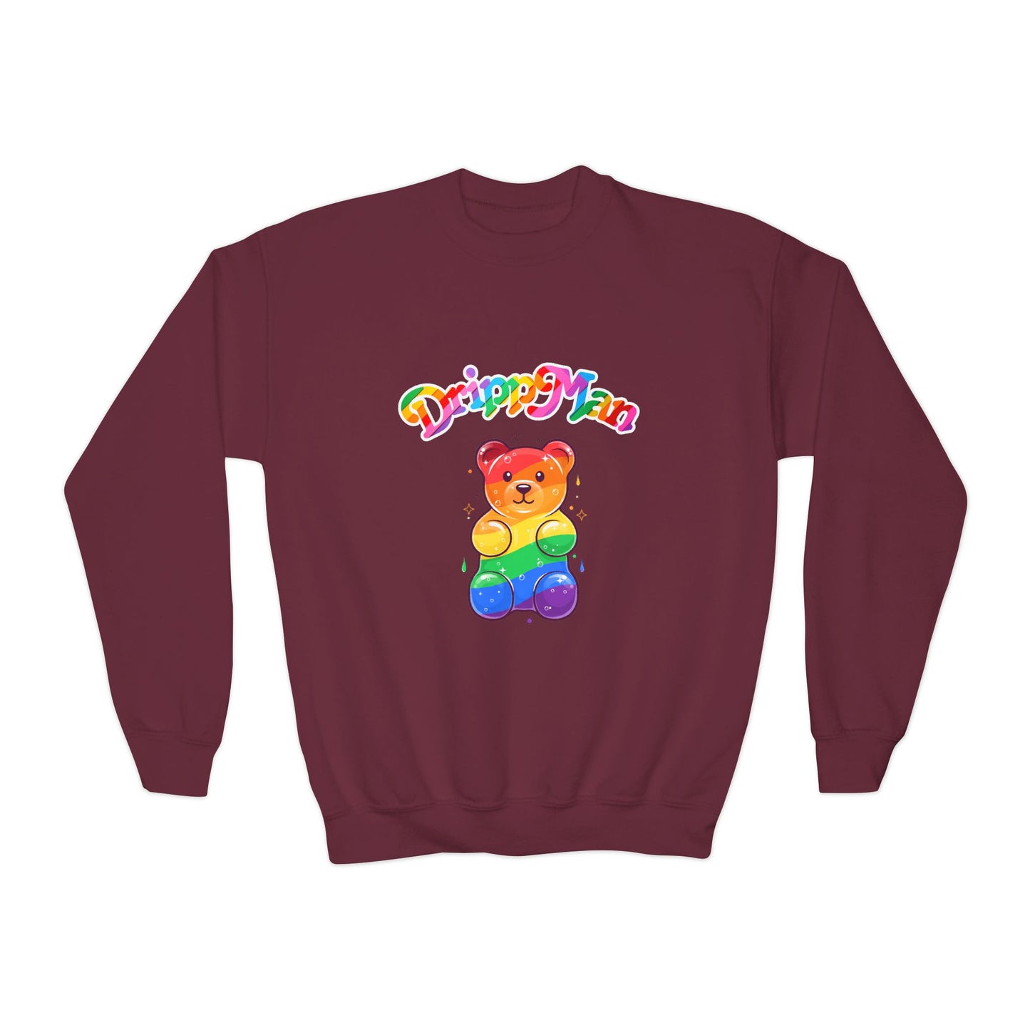 Youth Sweatshirt - Rainbow Gummy Bear Dripp