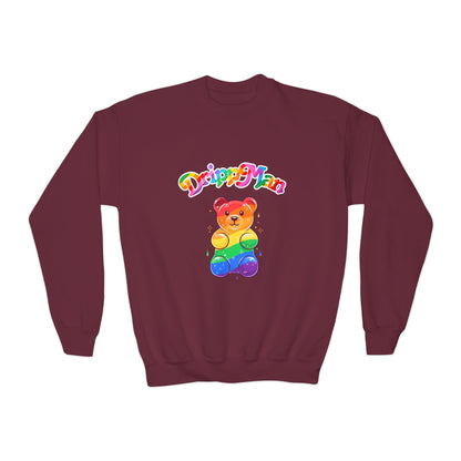 Youth Sweatshirt - Rainbow Gummy Bear Dripp
