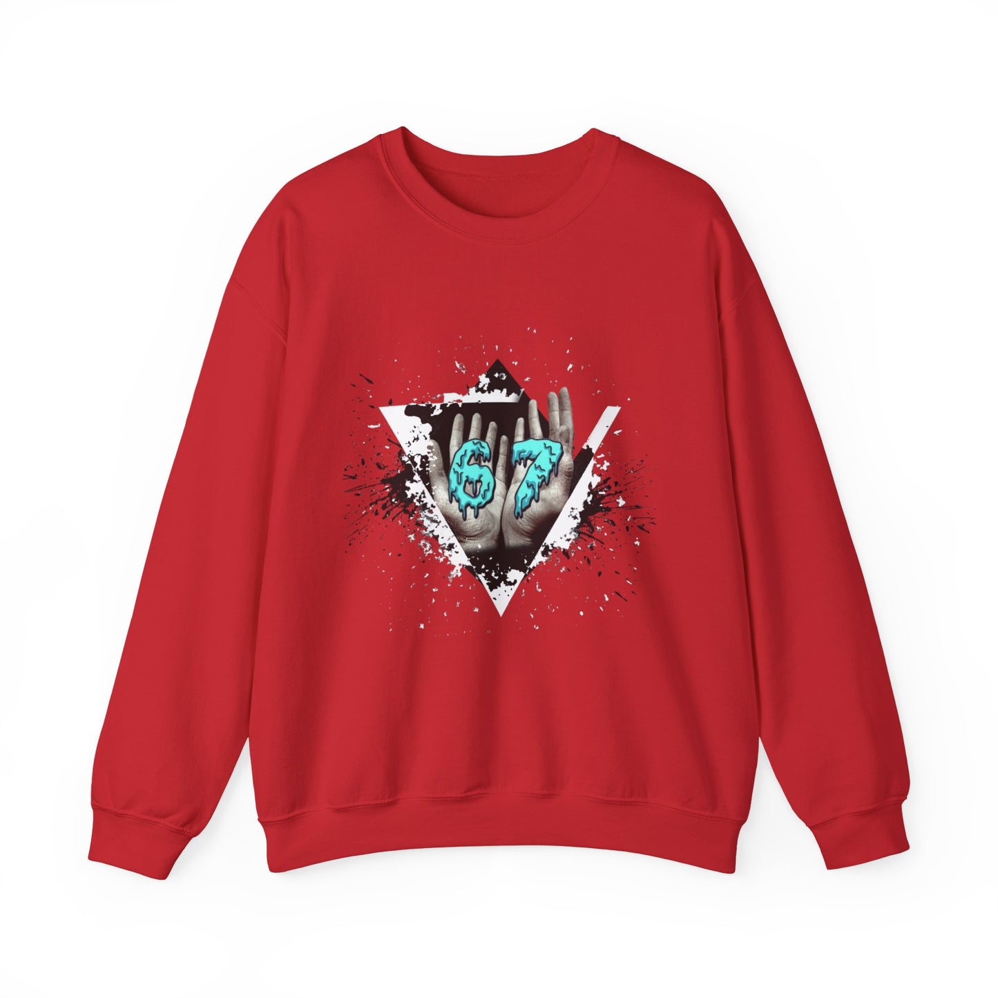 Crewneck Sweatshirt – Teal 67 Design
