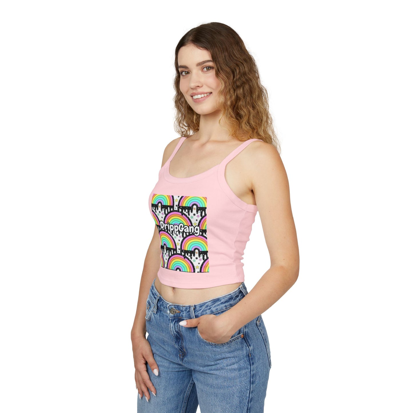 DrippGang Rainbow Dripp Crop Tank
