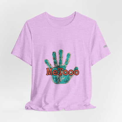 MeToo Handprint Tee — Awareness Statement T‑Shirt