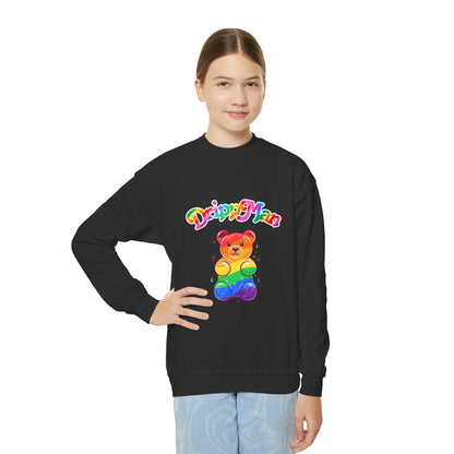 Youth Sweatshirt - Rainbow Gummy Bear Dripp