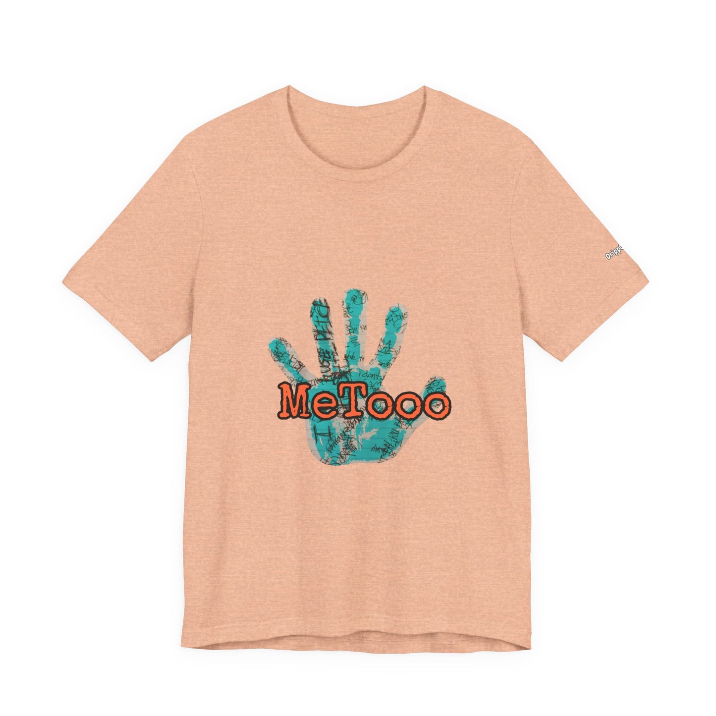 MeToo Handprint Tee — Awareness Statement T‑Shirt