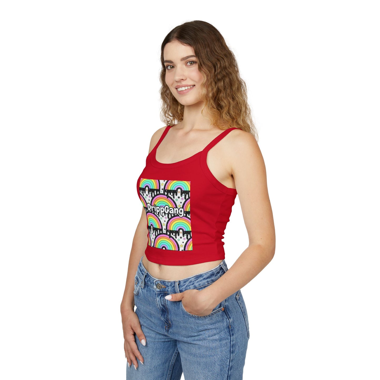 DrippGang Rainbow Dripp Crop Tank