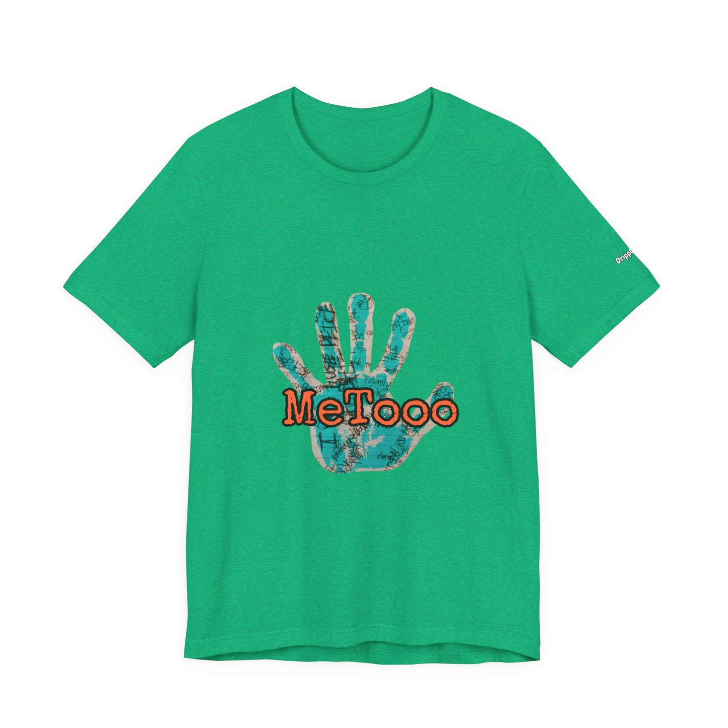 MeToo Handprint Tee — Awareness Statement T‑Shirt